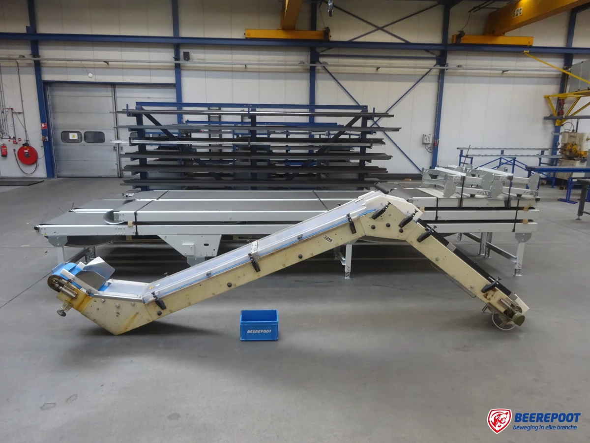 Opvoerband met dubbele knik